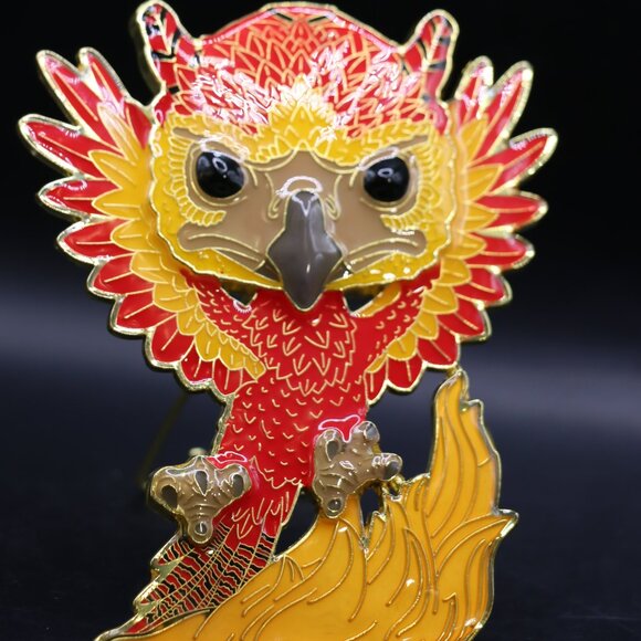 Funko Jewelry - Harry Potter Fawkes Funko Large Enamel Pop Pin!